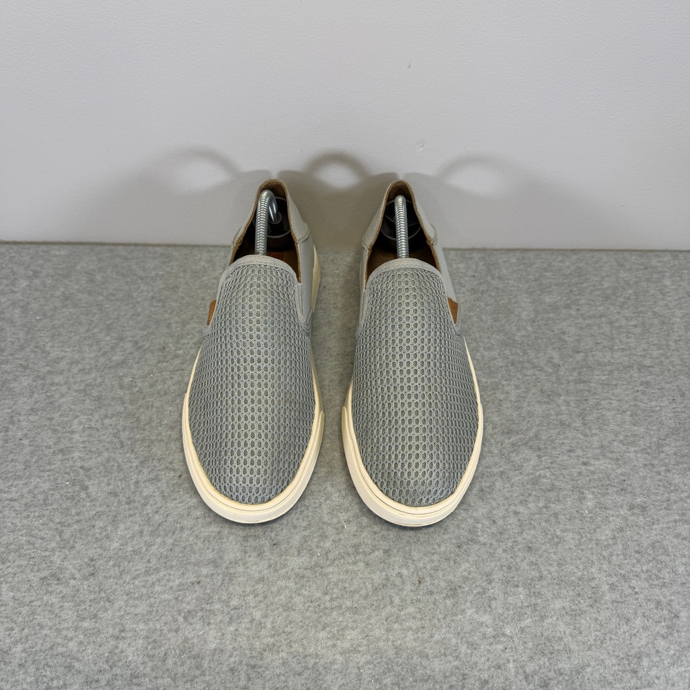 OluKai Pehuea Womens Shoes Size 7.5 Gray Mesh Slip On Sneakers 20271-PGPG - Picture 3 of 10